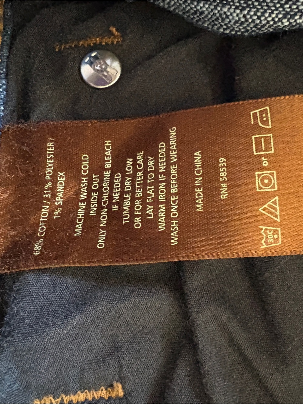 Kut from the Kloth Slim Straight Dark Indigo Jeans - Picture 7 of 8